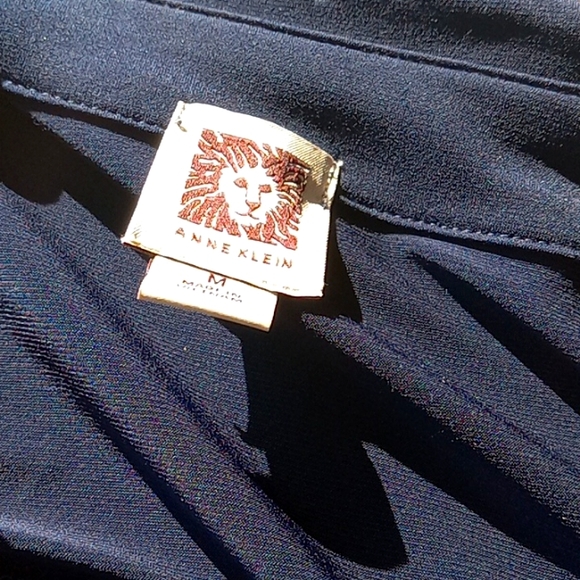 NAVY ANN KLEIN  JACKET - Picture 3 of 5